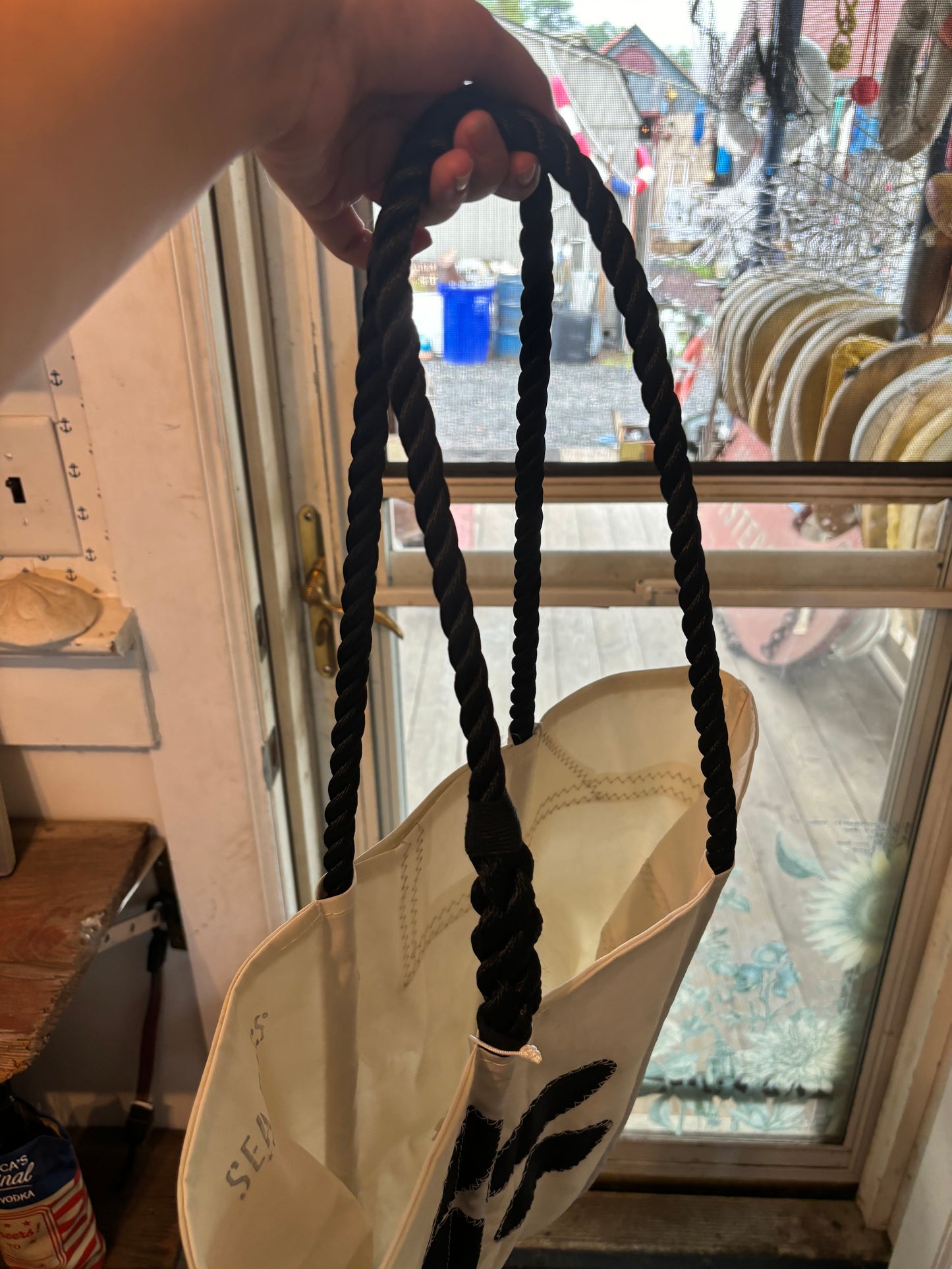 Paw Print Medium Seabag Tote