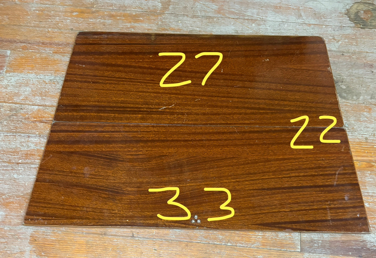 Teak Companion Way Boards from ODay 25 #75