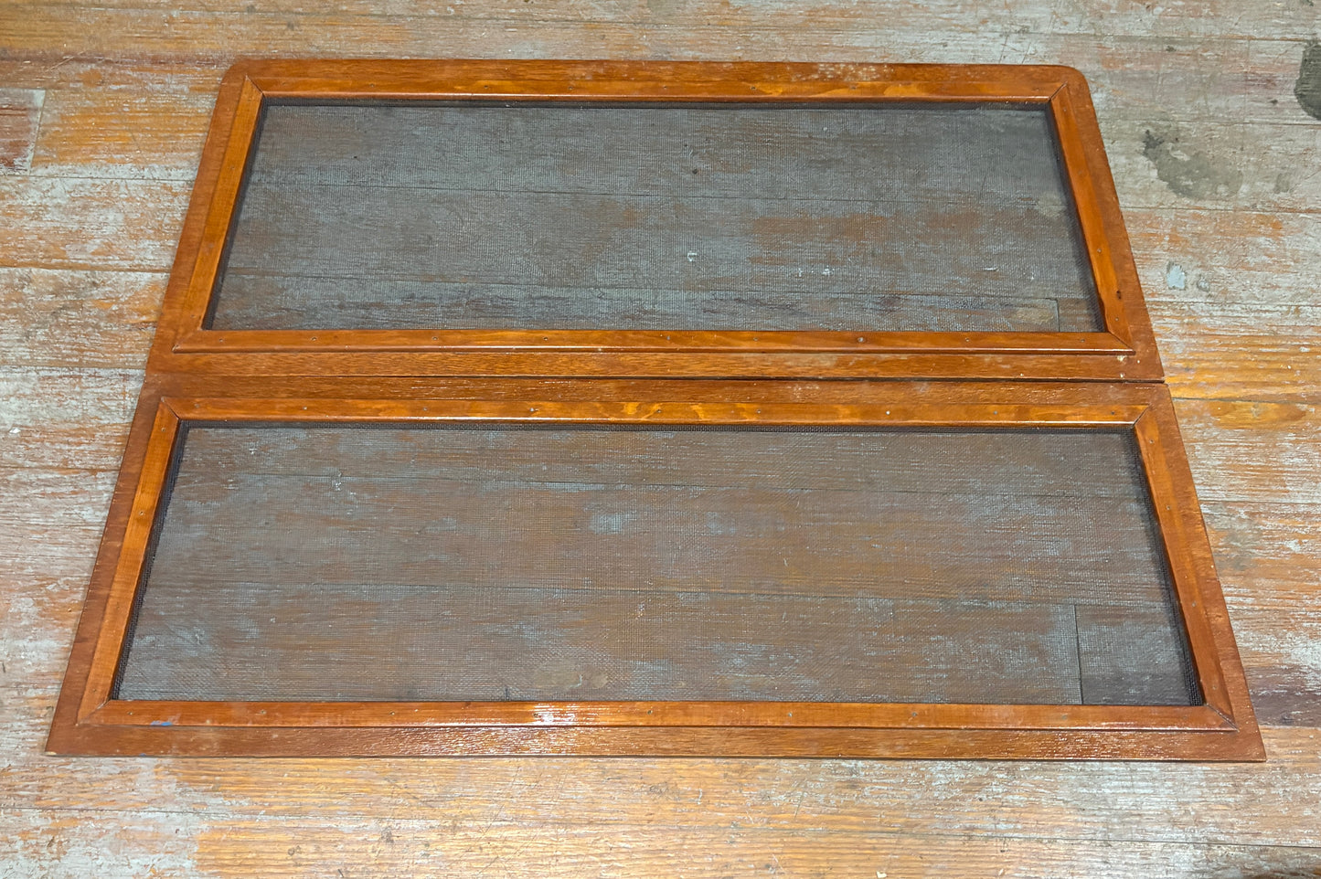 Teak Companion Way Boards with Screens from ODay 25 #76