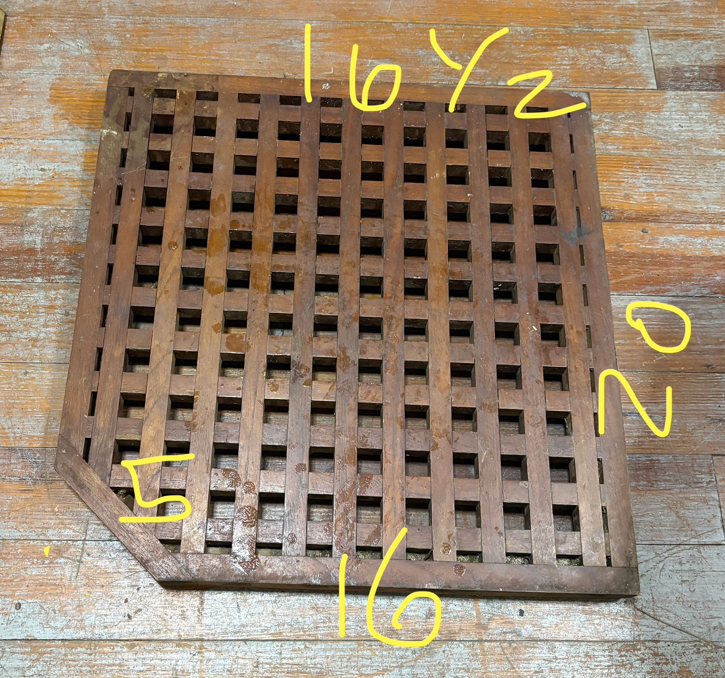 Teak Head Grate from Downeaster 38