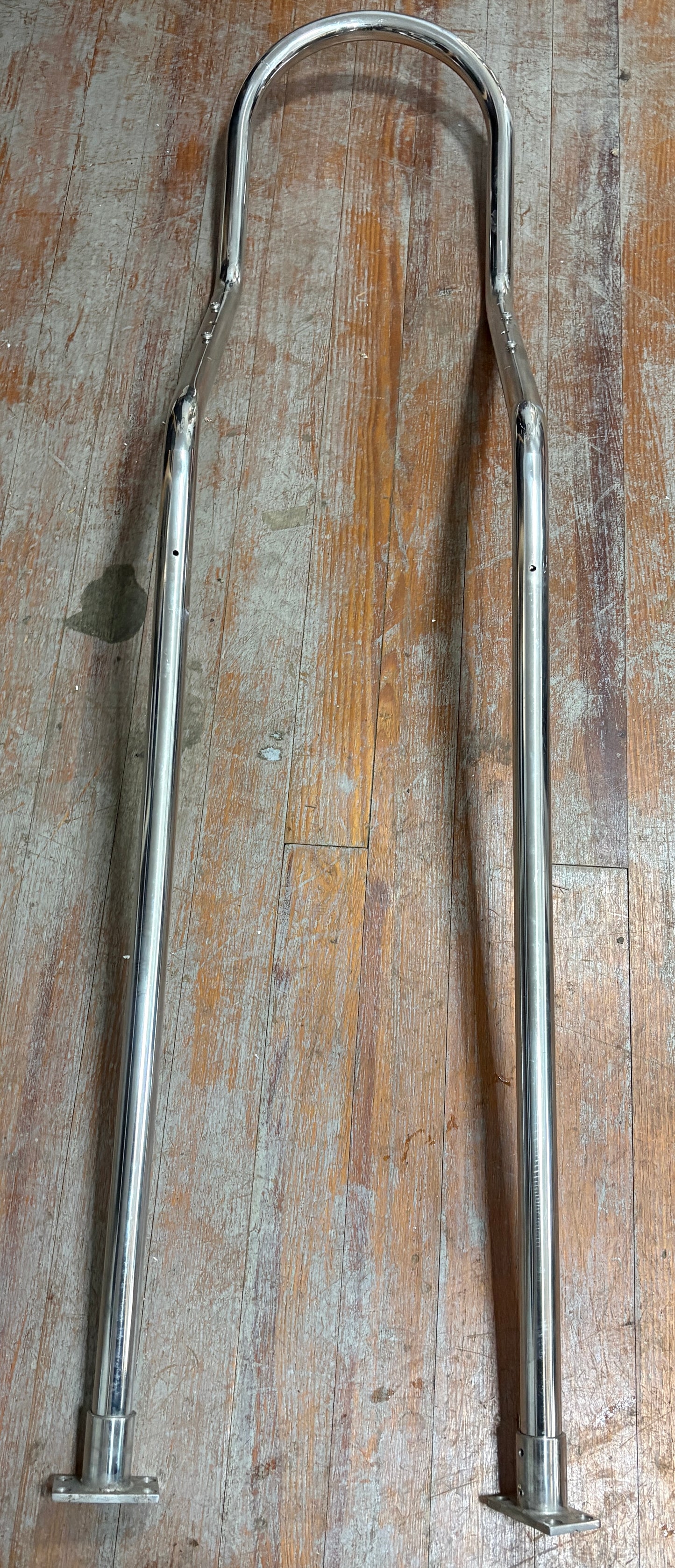 Bent Pedestal Guard off of Downeaster 38
