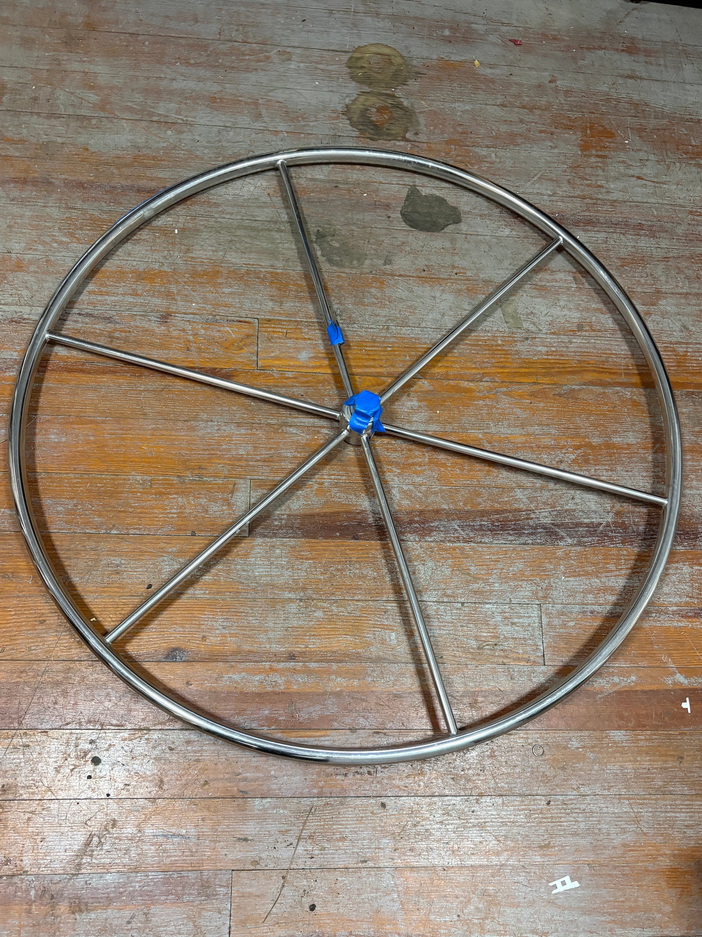 Wheel 36" with 1" Straight Shaft and 1/'4 Key, includes key and wheel nut from Hunter 31