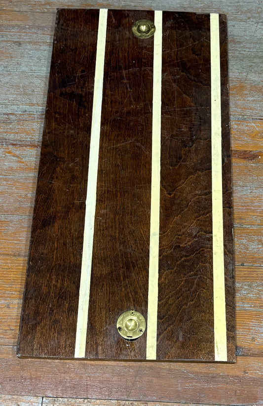 Hatch from Downeaster 38  30" x 14 3/4" Teak & Holly -- #349