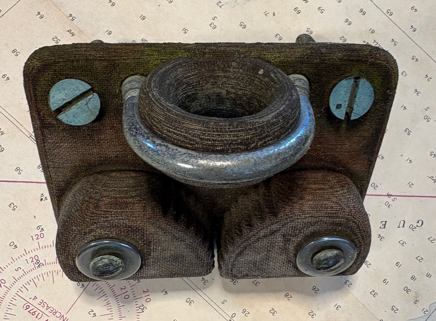 Tufnol Fairlead and Cam Cleat on Tufnol Base