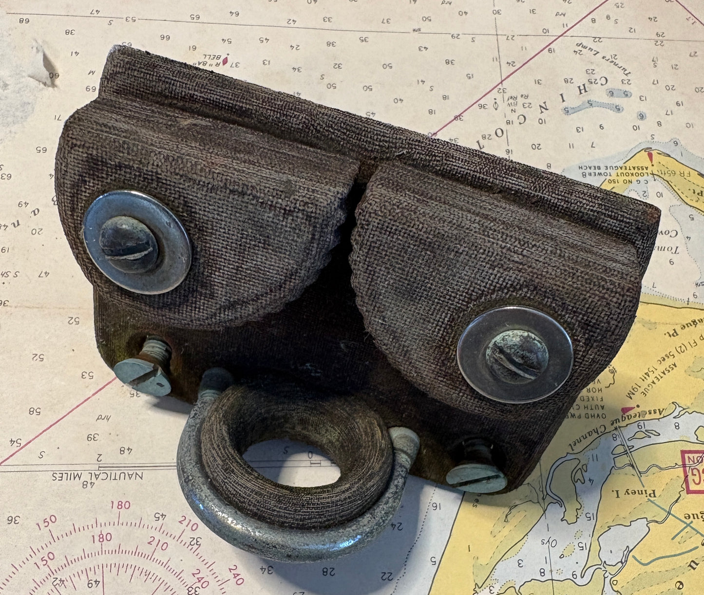 Tufnol Fairlead and Cam Cleat on Tufnol Base
