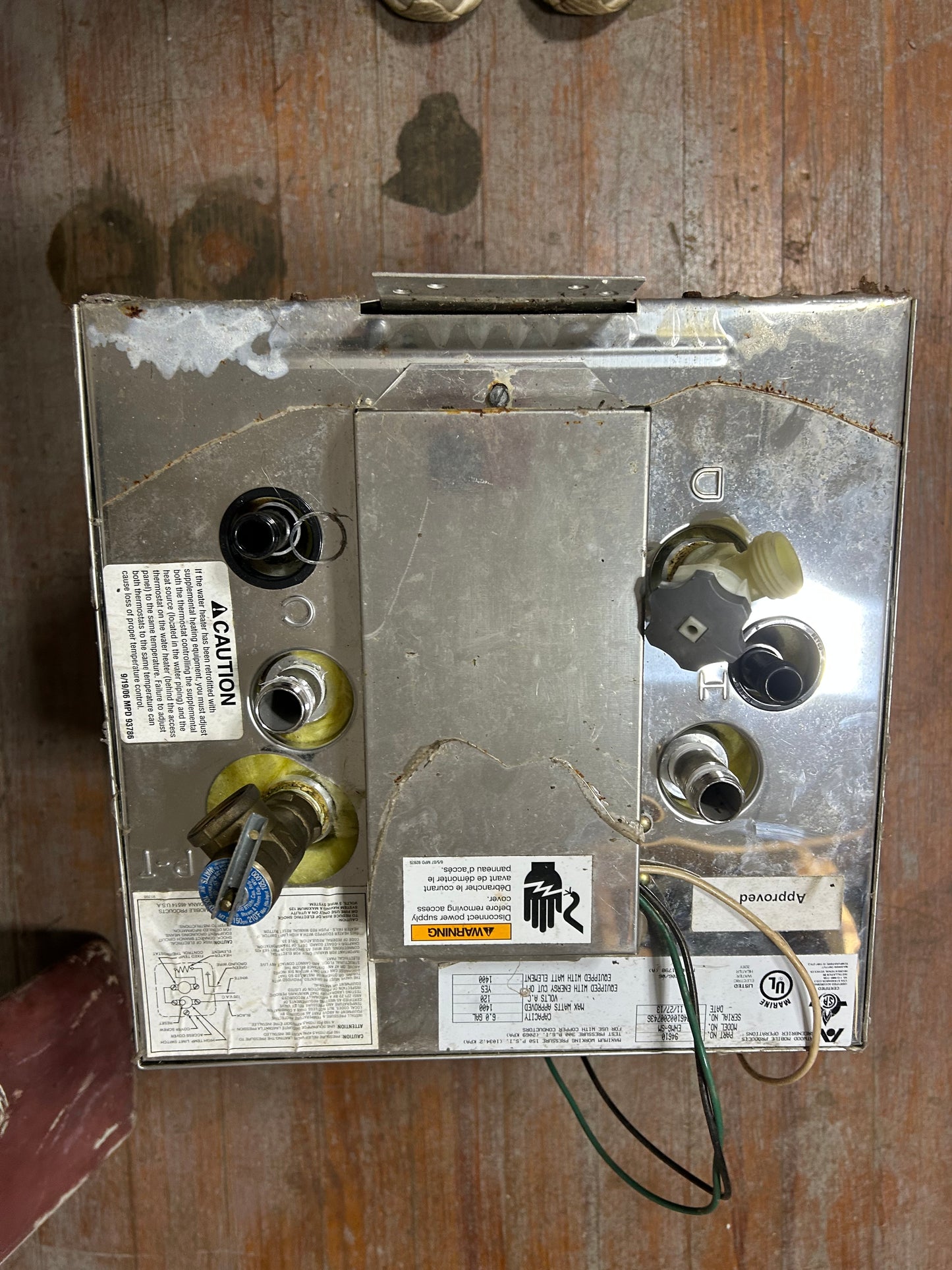 6-Gallon Water Heater – EHM6-SM – 1400W 120V