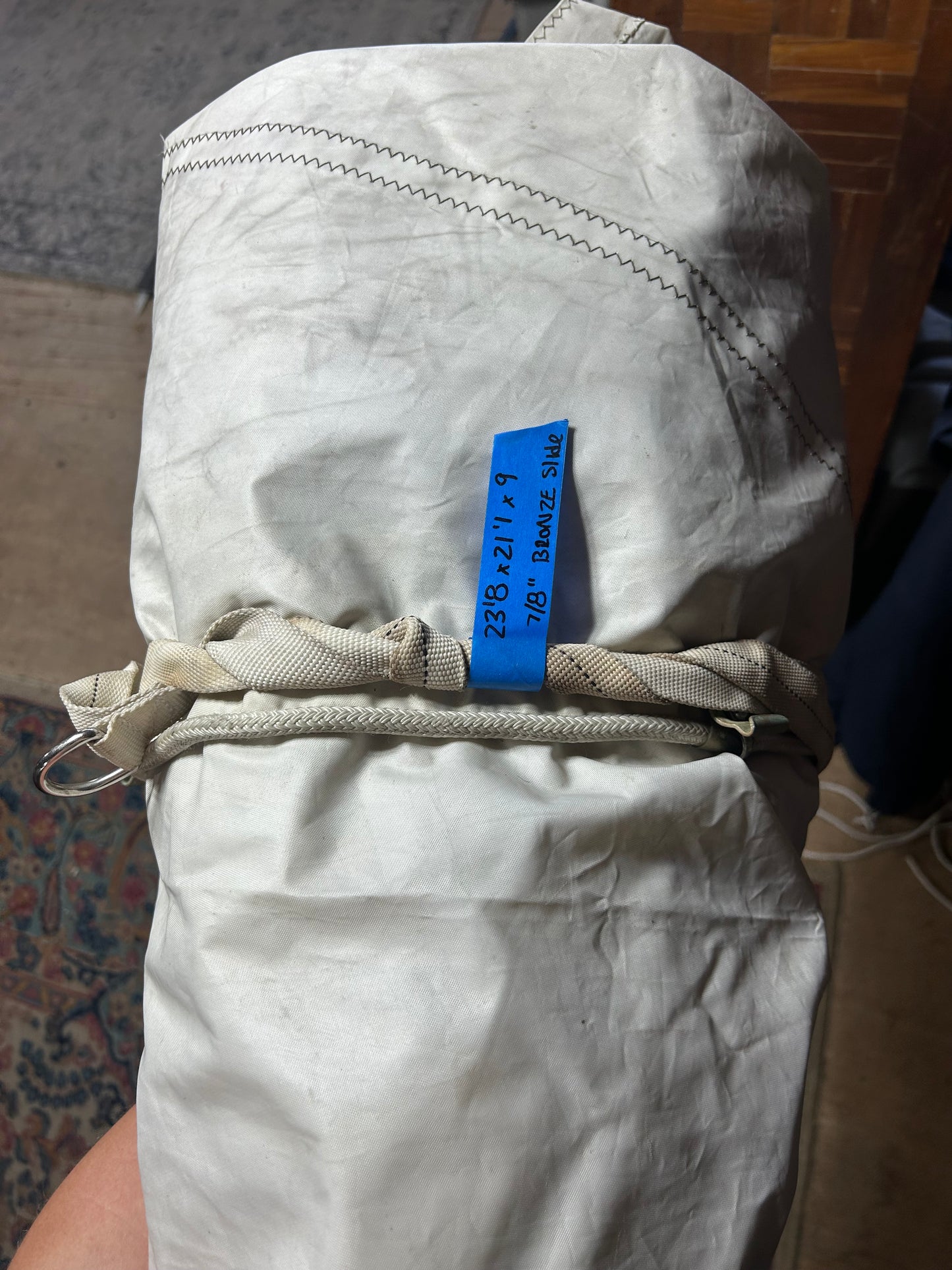 Ratsey & Lapthorn Sail – 23’8” × 21’1” × 9’
