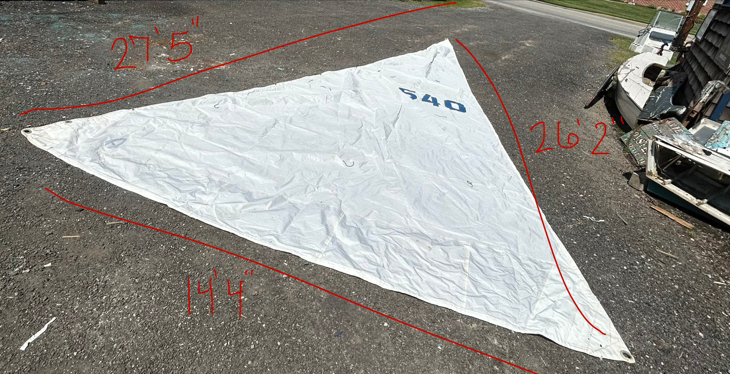 #2 Genoa Sail – 1964 Pearson Triton – 27’ 5” Luff