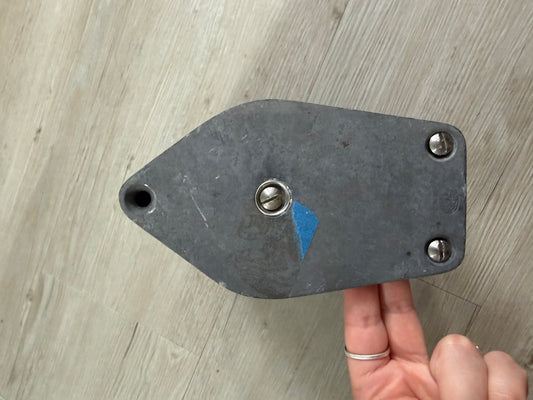 Large GIBB Double Cheek / Foot Block With 3 3/4" Tufnol Sheaves - 7/8" Line