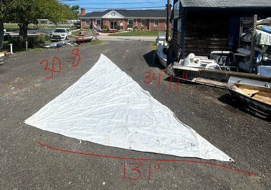 Ulmer Headsail – Hank on 34' 11" x 30' 8" x 13' 1" off a  Columbia 8.7
