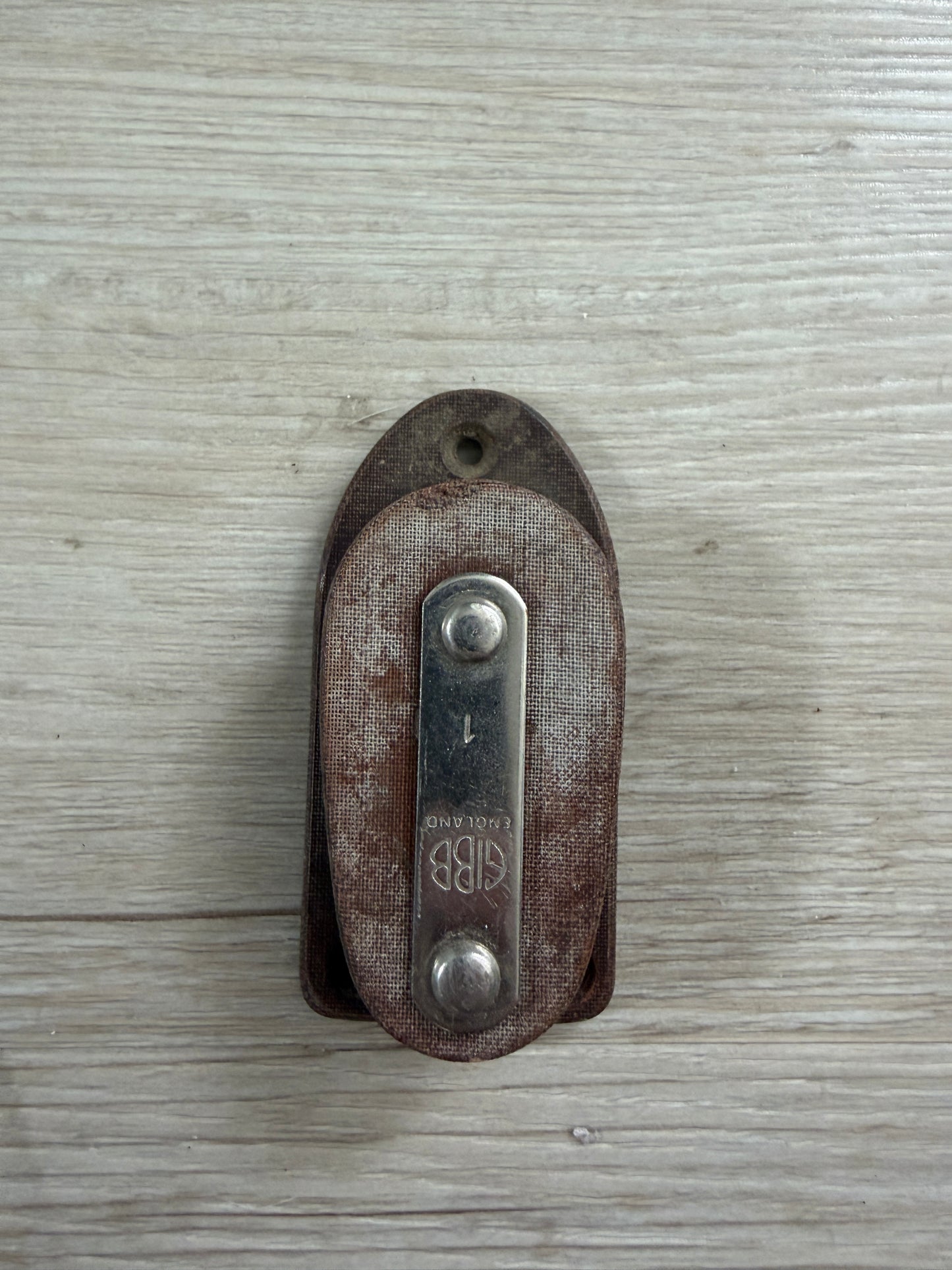 GIBB #1 Tufnol Cheek Block - 1" Sheave - 1/4" Line