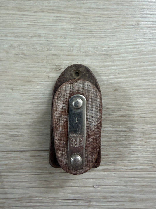 GIBB #1 Tufnol Cheek Block - 1" Sheave - 1/4" Line