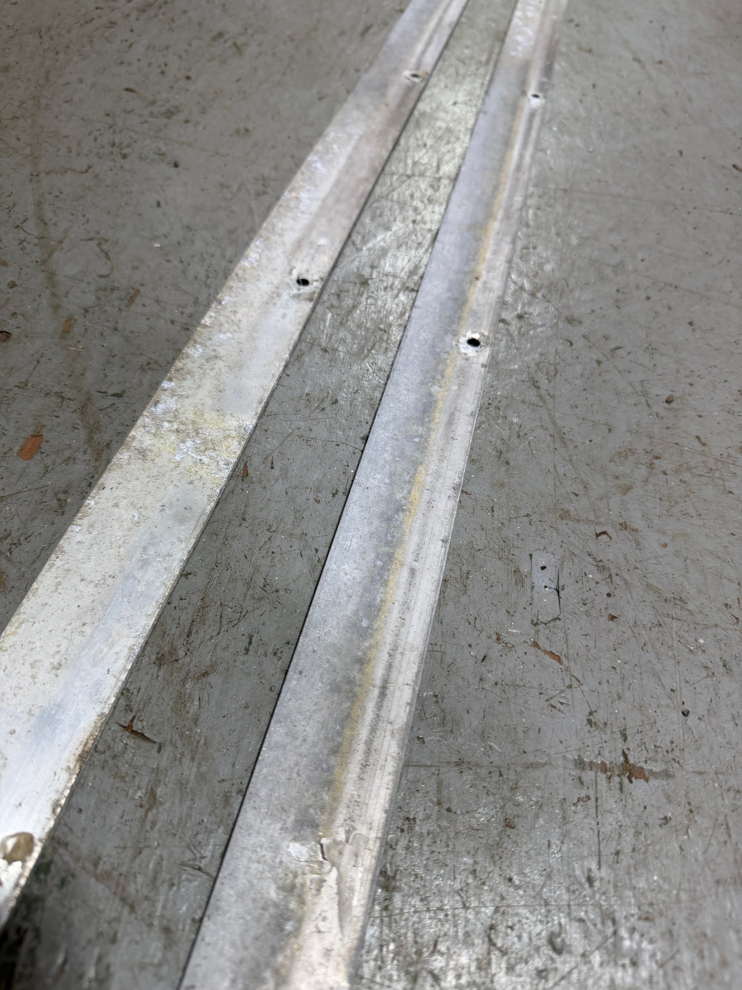 Aluminum Hatch Slide Track - 59 1/2" Long x 1 1/2" Width