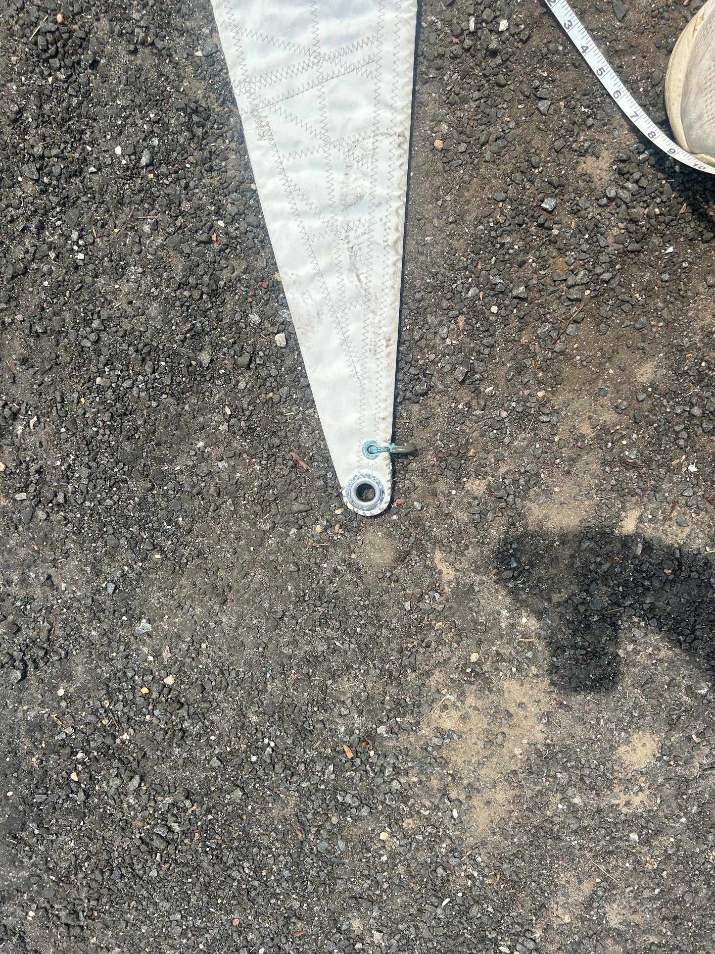 Headsail Hank-On  31’1” x 28’3” x 12’ White Dacron