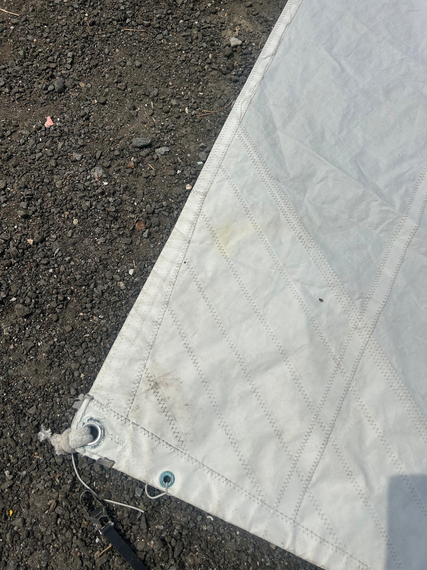 Headsail Hank-On  31’1” x 28’3” x 12’ White Dacron