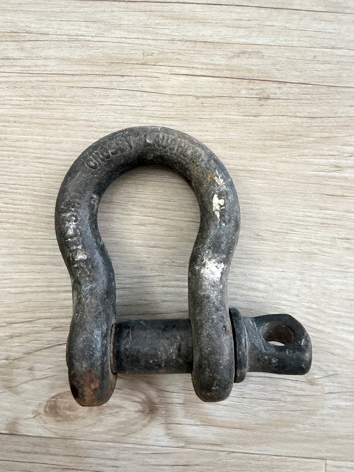 Crosby Laughlin Galvanized Bow Shackle - 3/4" Pin Diameter - 1 1/8" Width