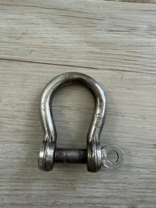 Stainless Steel Bow Shackle - 5/16" Pin Diameter - 11/16" Width