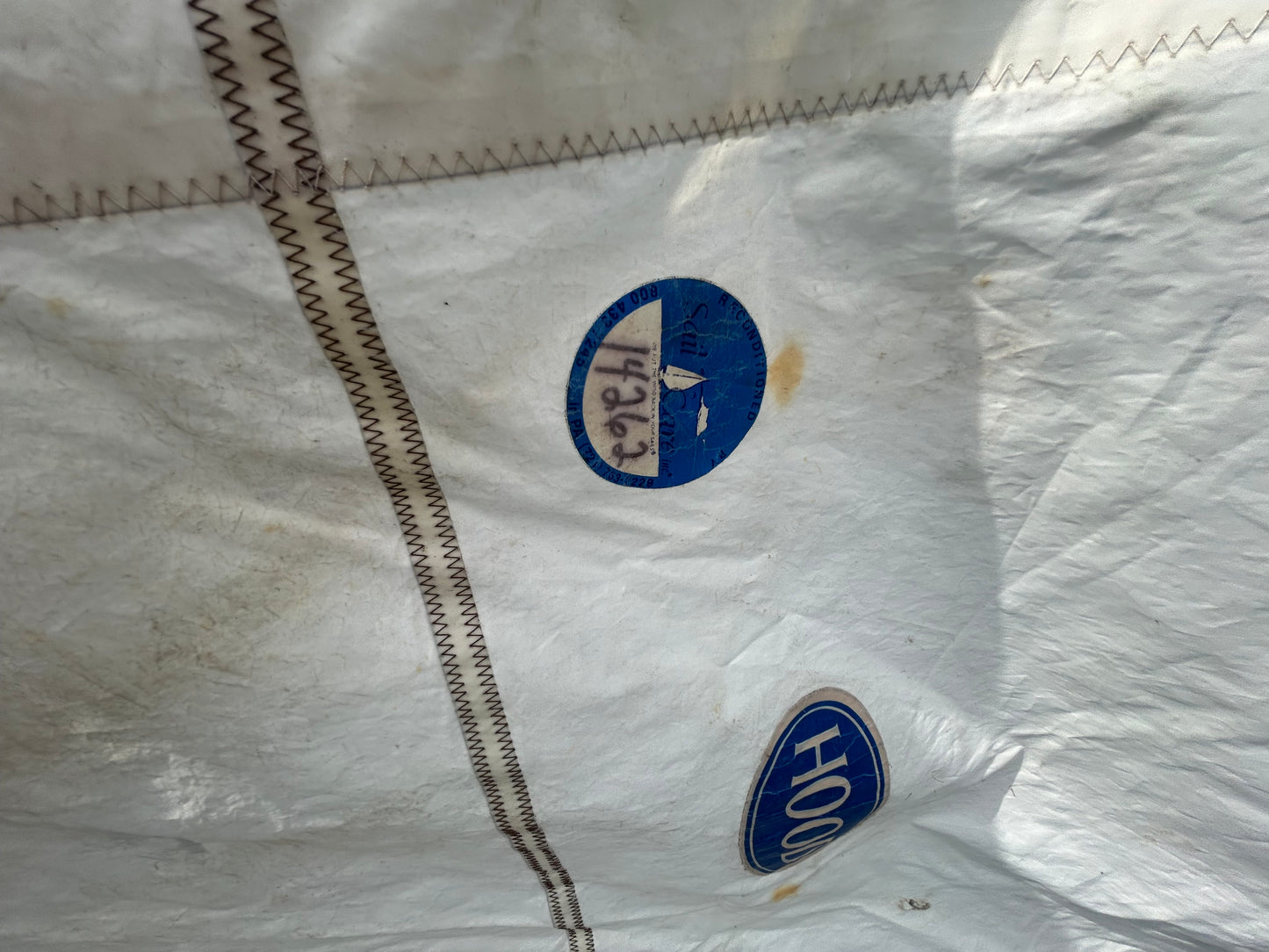 Hood Sail 25’1” x 26’1” x 17’8” – Used Hank-On Genoa/Jib Sail