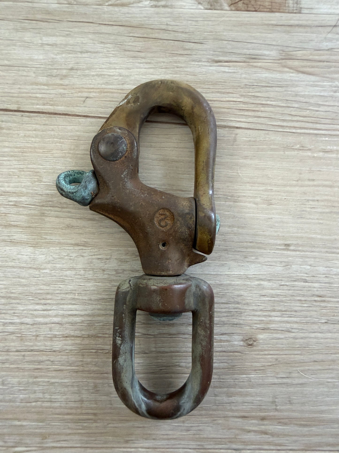 Solid Bronze Merriman #2 Swivel Bail Shackle - 3/4" x 1" Bail