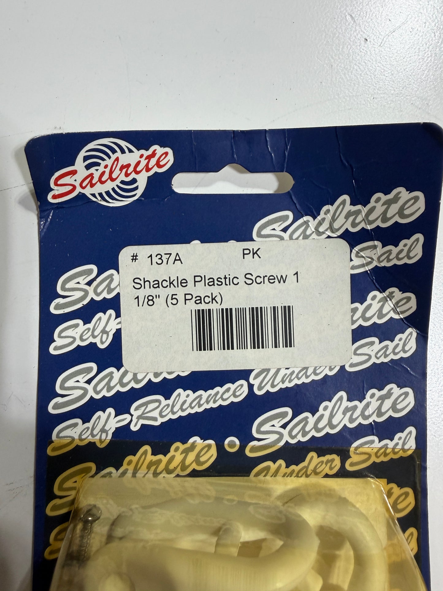 Set of 2 Sailrite #137A - Shackle Plastic 1  1/8" Screw