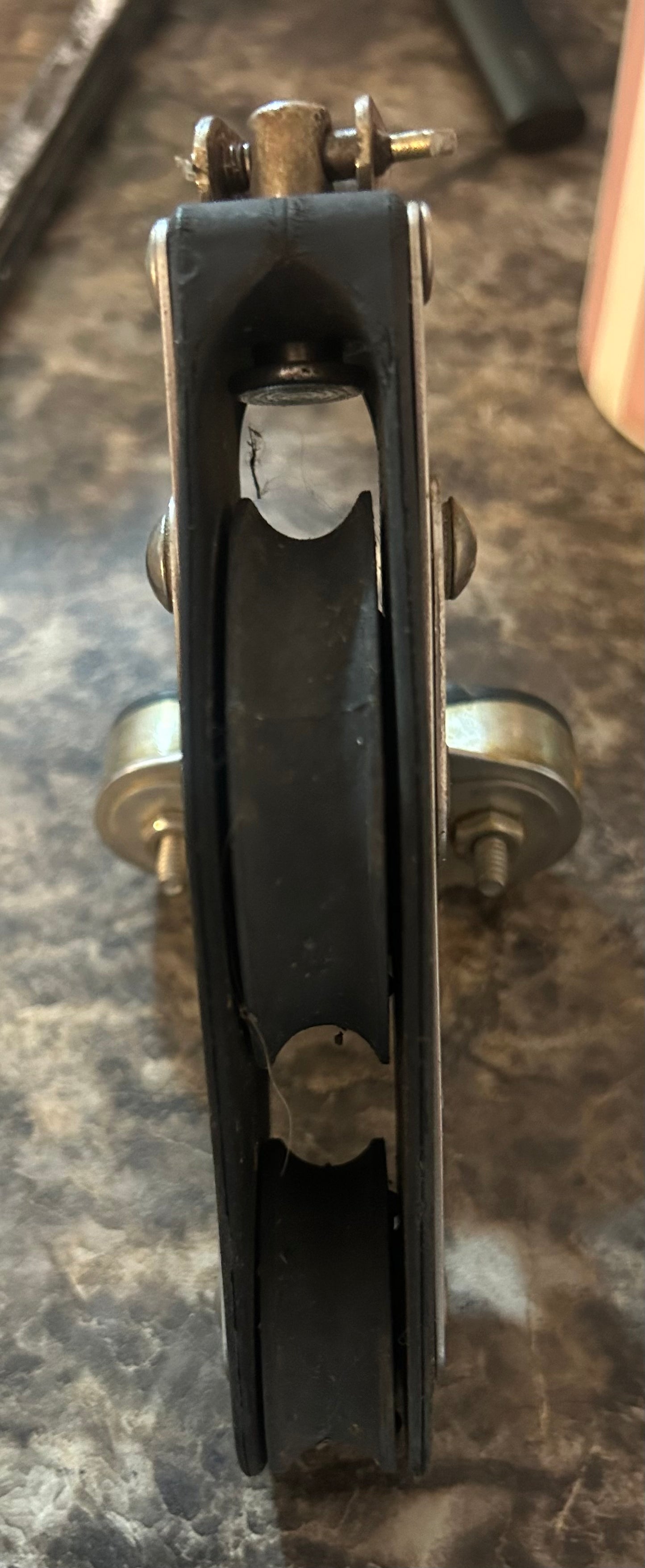Seaway Fiddle Block w/ Cam Cleat 2 3/8” & 1 3/8” Sheaves 3/8” Line