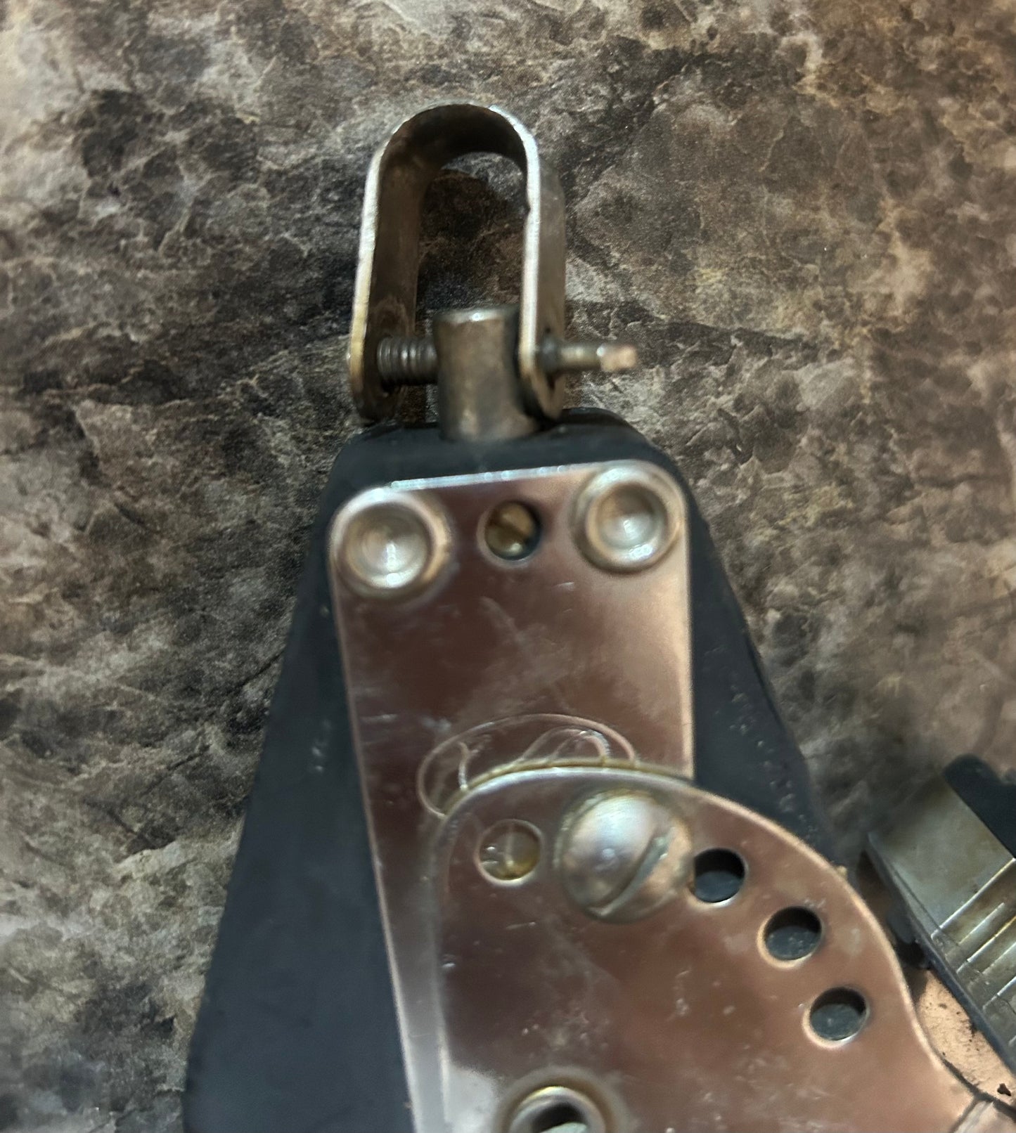 Seaway Fiddle Block w/ Cam Cleat 2 3/8” & 1 3/8” Sheaves 3/8” Line