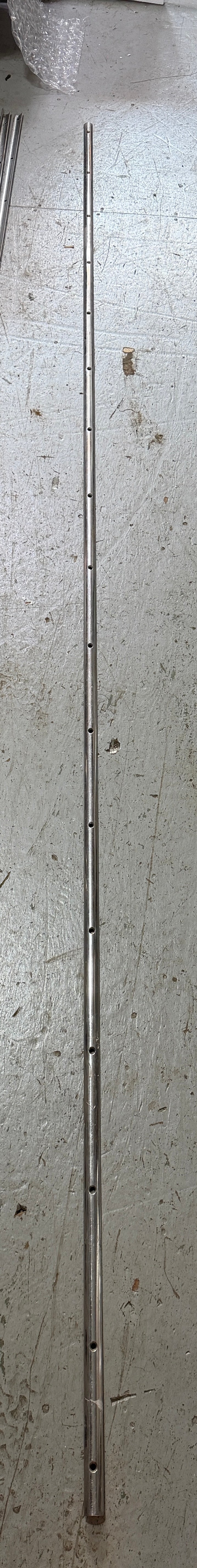 95 1/2" Long x 3/4" Curved Stainless Steel Rail Guide / Stake / Chafe Guard