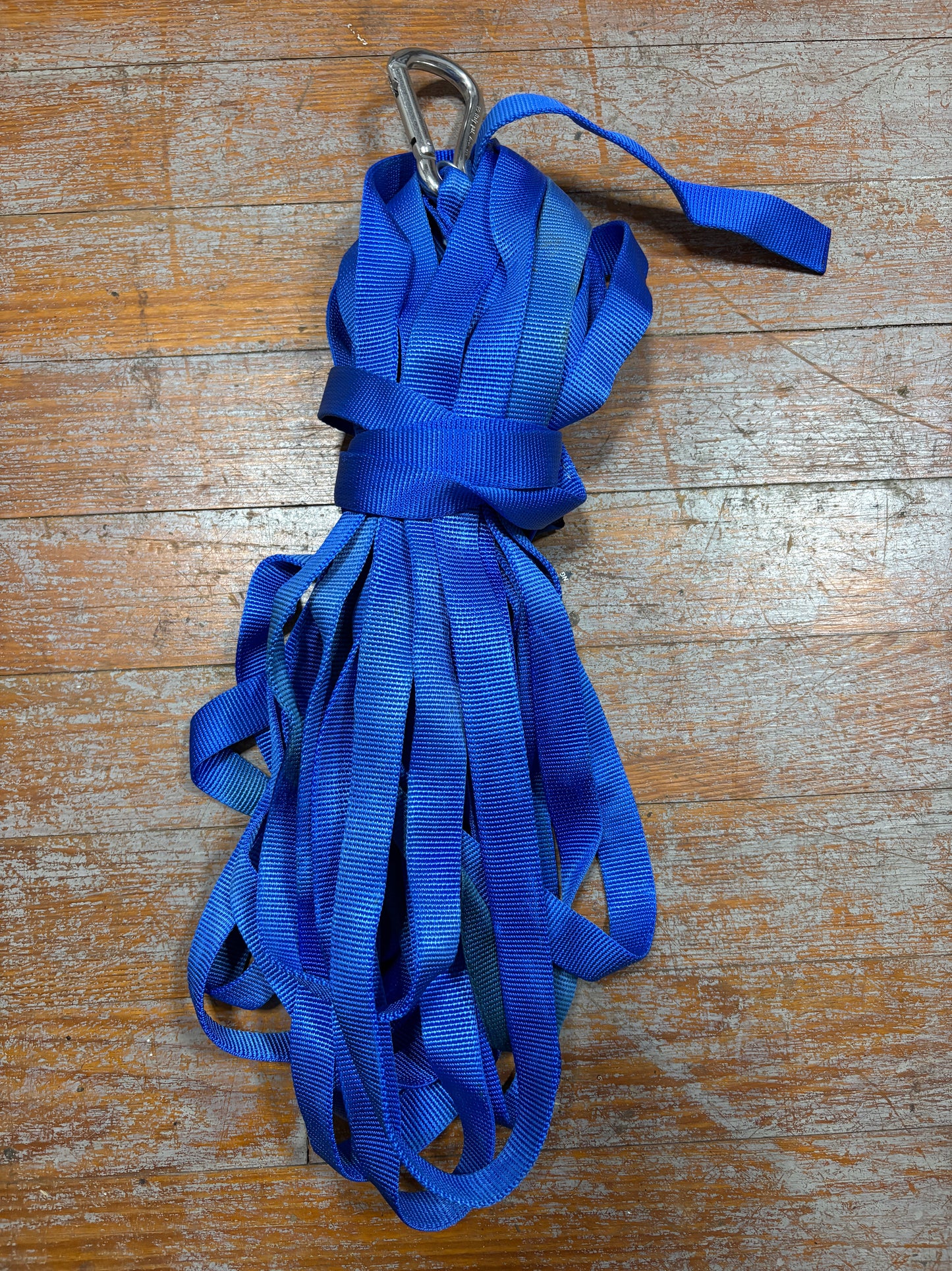 Sporting Lives West Marine Blue Polyester Strap with Carabiner 52 ft