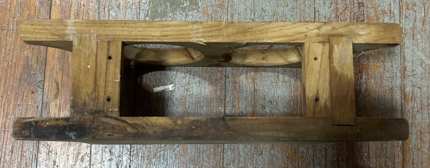Dual Teak Cup Holders