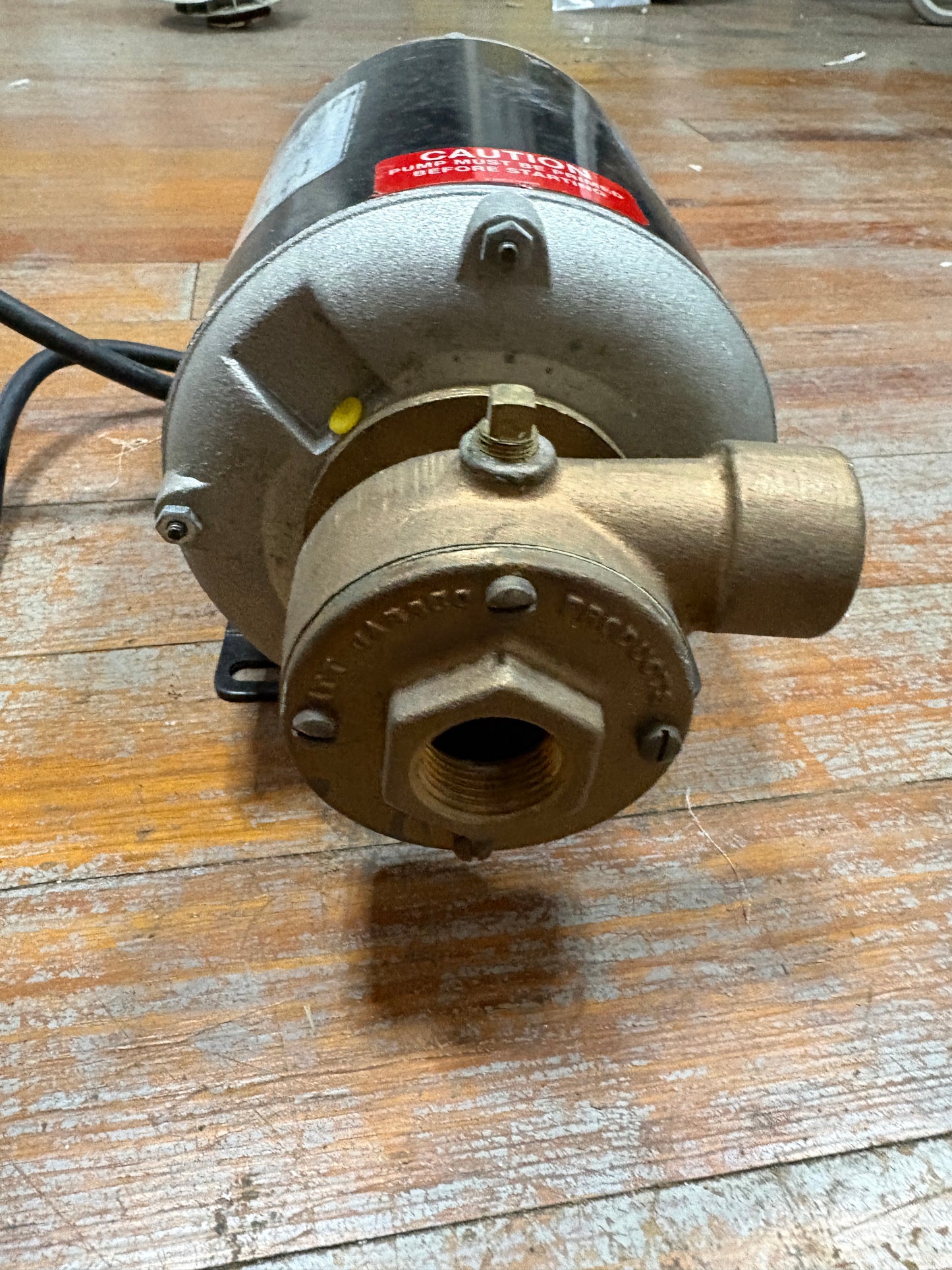 Jabsco Centrifugal Motor Pump Unit Bronze  Model 18580-0000