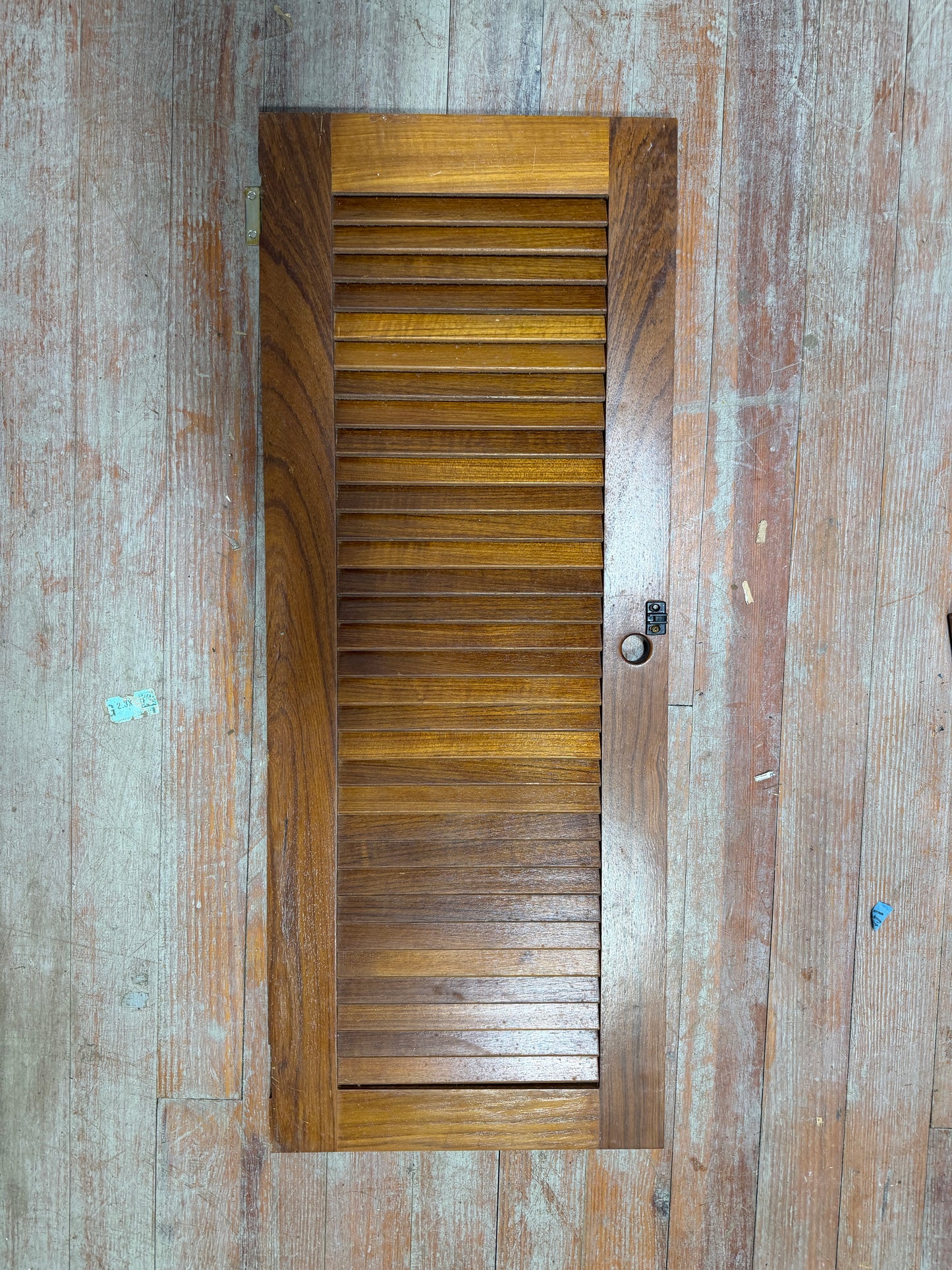 Mid Size Louvered Door 37" Tall x 14 3/8" Wide - Catalina Morgan 38 -- #285