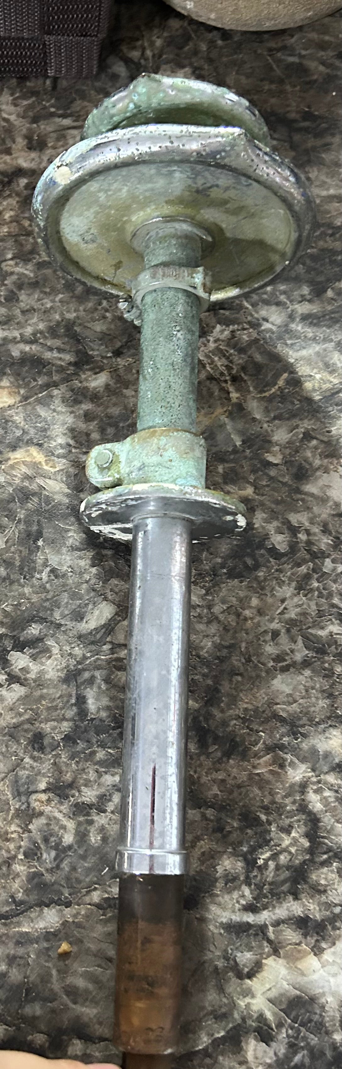 Vintage Spotlight Pedestal Control Assembly