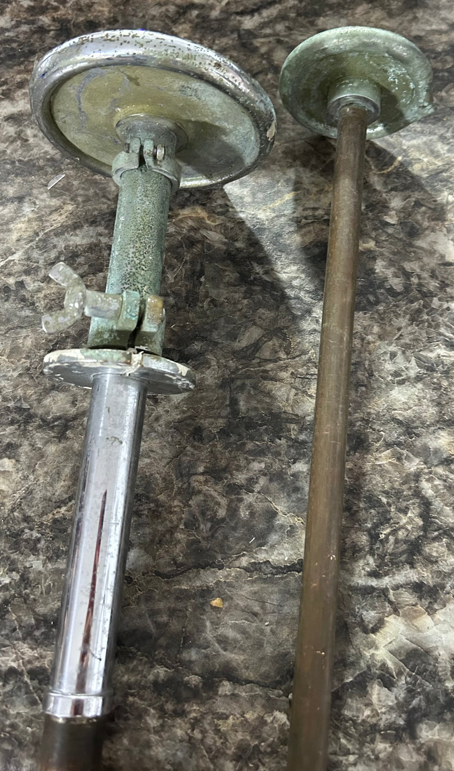 Vintage Spotlight Pedestal Control Assembly