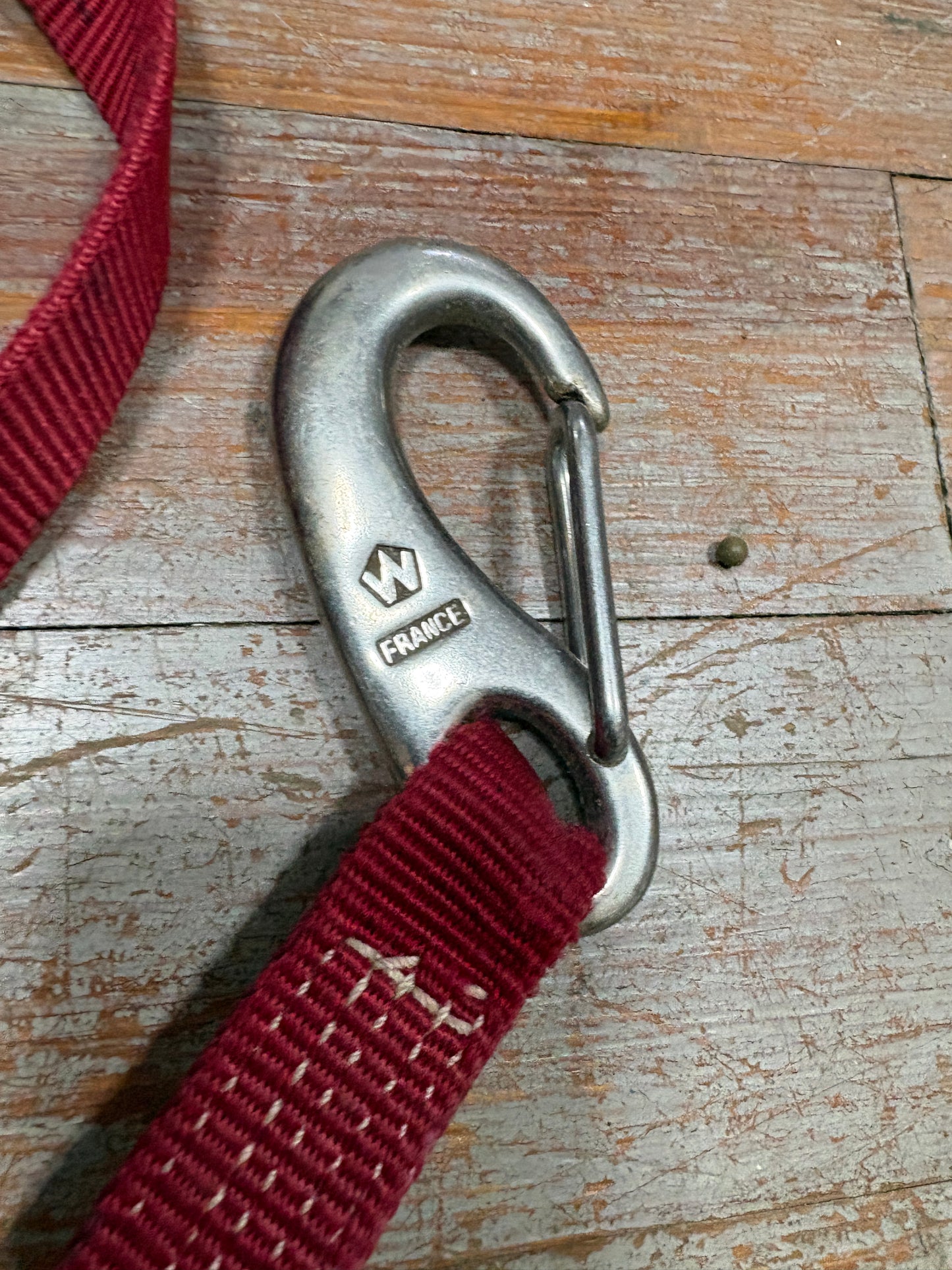 Wichard Stainless Steel Snap Hook on Safety Tether 72"