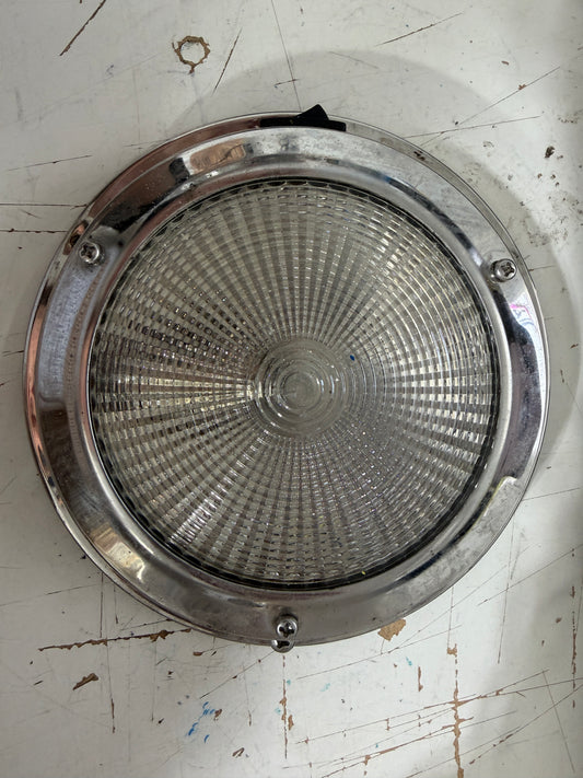 Plastic Interior Light- 5 1/2” Diameter