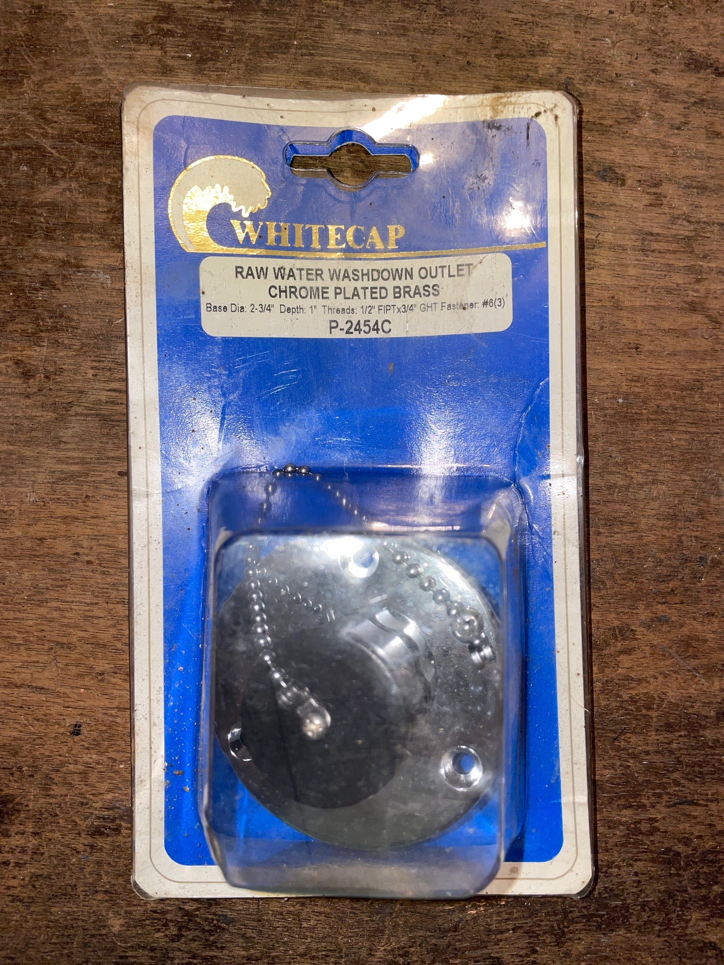 Whitecap Raw Water Washdown Outlet- P-2454C- NEW