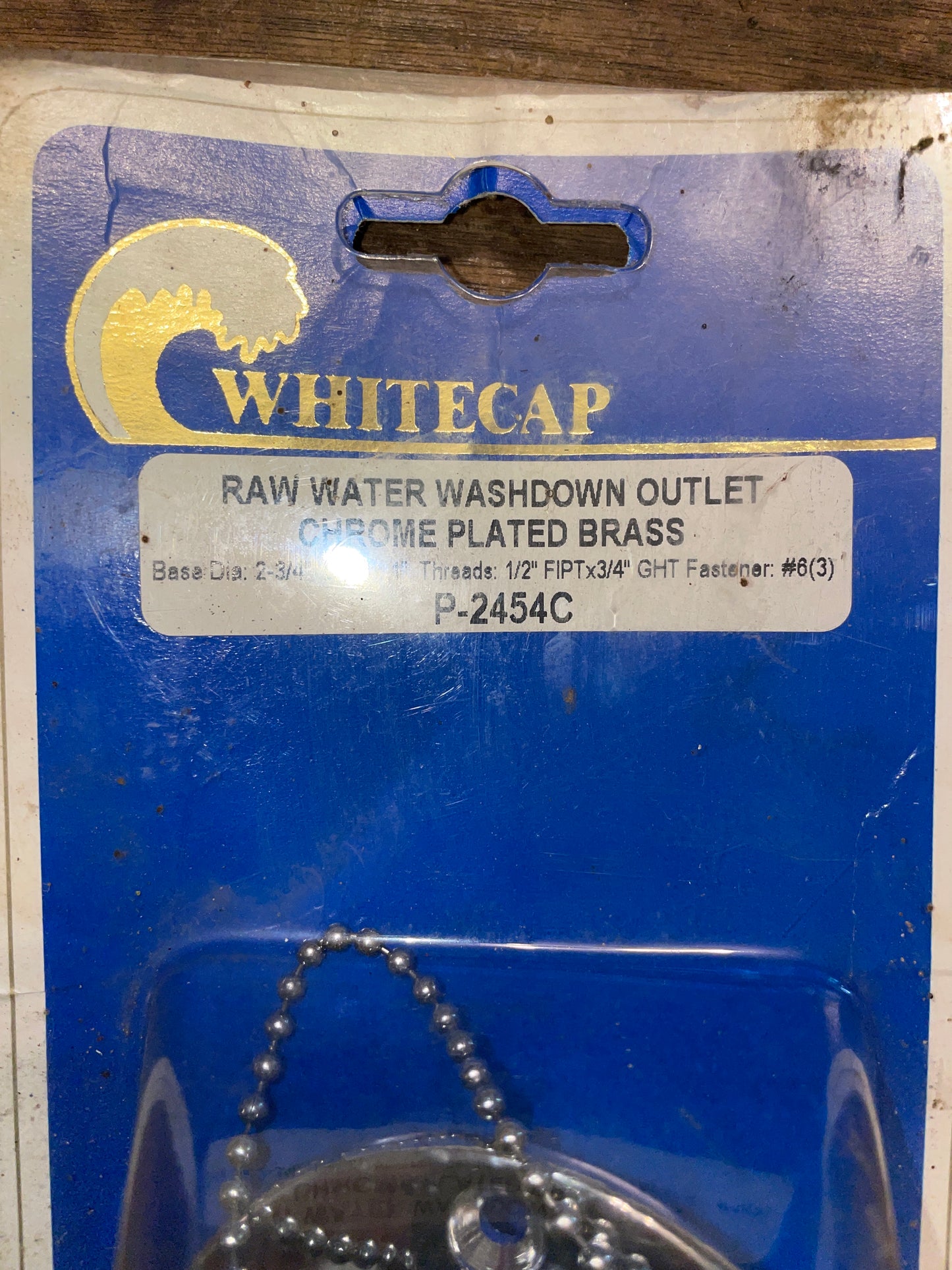 Whitecap Raw Water Washdown Outlet- P-2454C- NEW