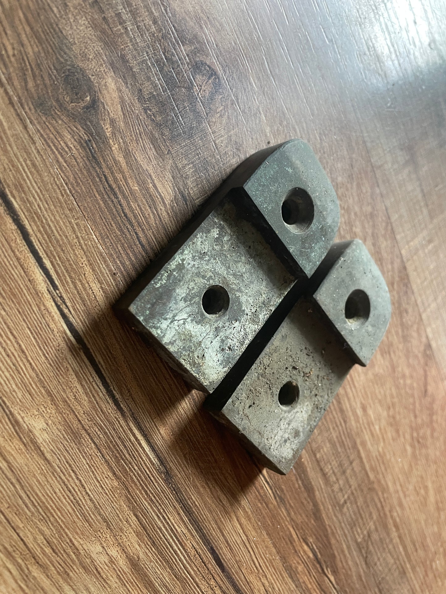 PAIR Solid Bronze 1 1/4” Track Ends