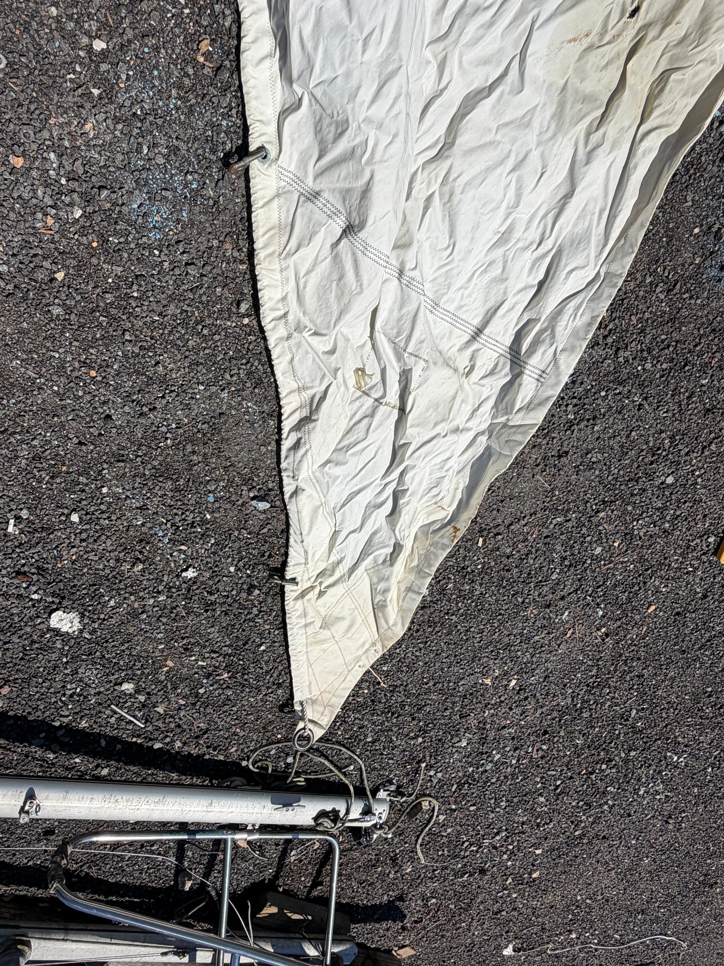 Columbia 43 Jib Sail - 49'2" Luff x 36'8" Leech x 21'6" Foot - Hank On