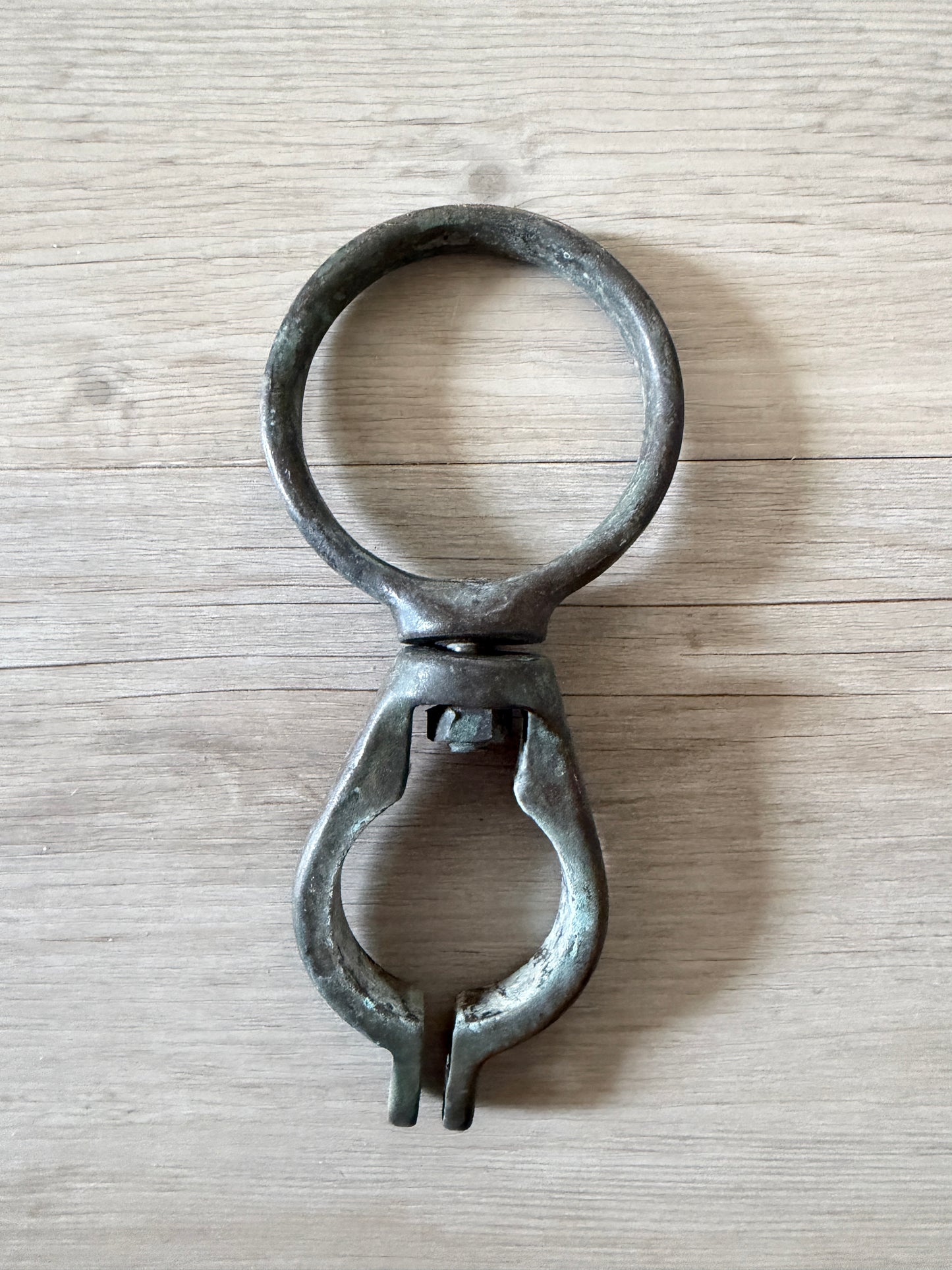 Sunfish Sailboat Bronze Gooseneck- Large Ring 2 7/16” - Smaller Ring 1 1/2”