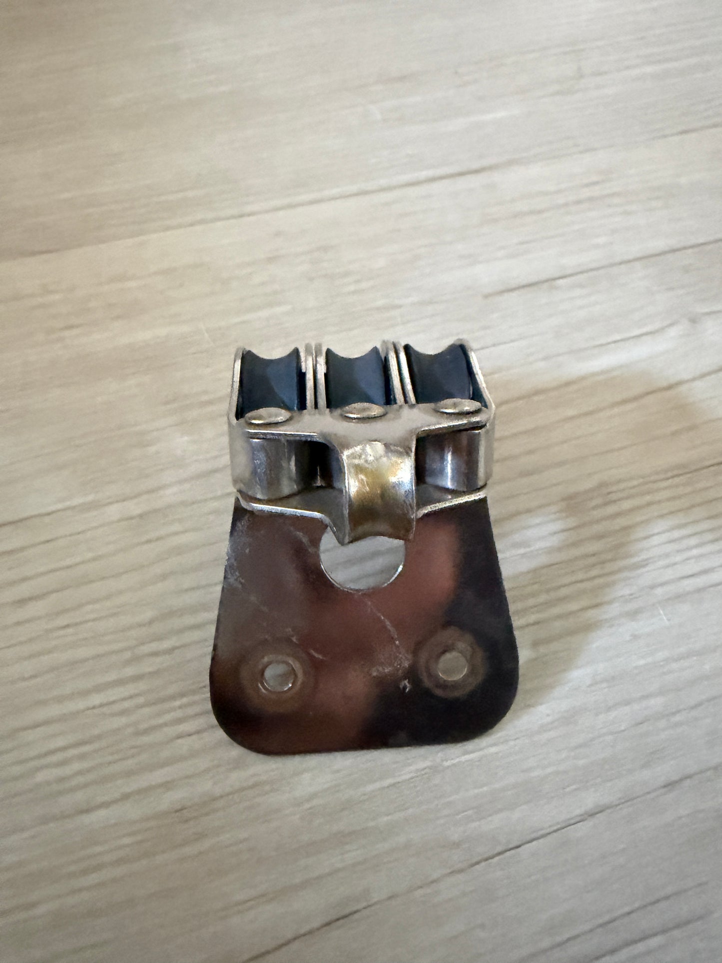 Small Harken Triple Block With Cam Cleat Bracket - 1/4" Line