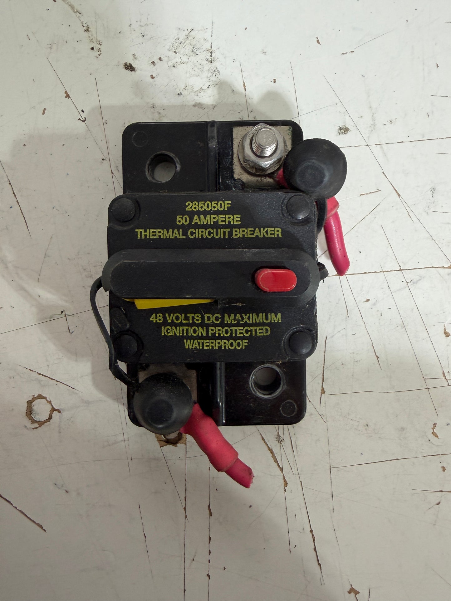 Blue Sea System Thermal Circuit Breaker Surface Mount 50 AMP - 48 VDC