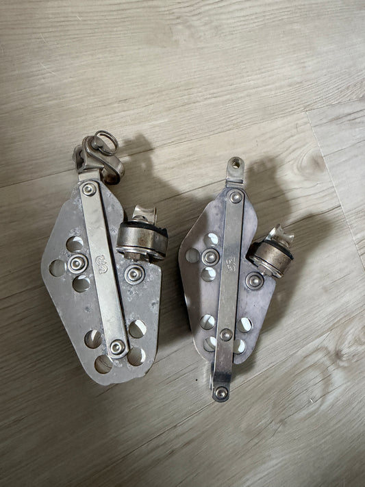 PAIR Schaefer Fiddle Blocks With Cam Cleats - 3/8" Line