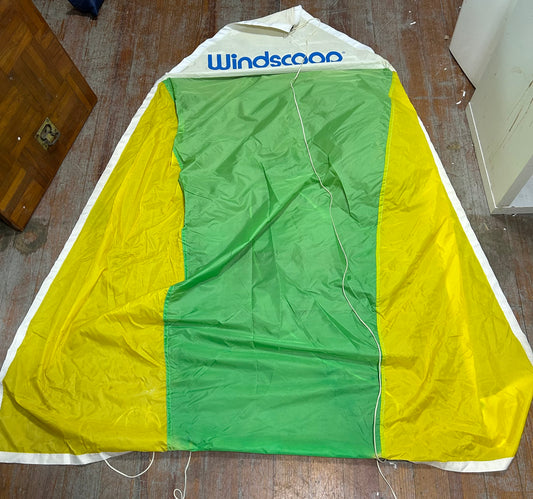 Yellow and Green Windscoop