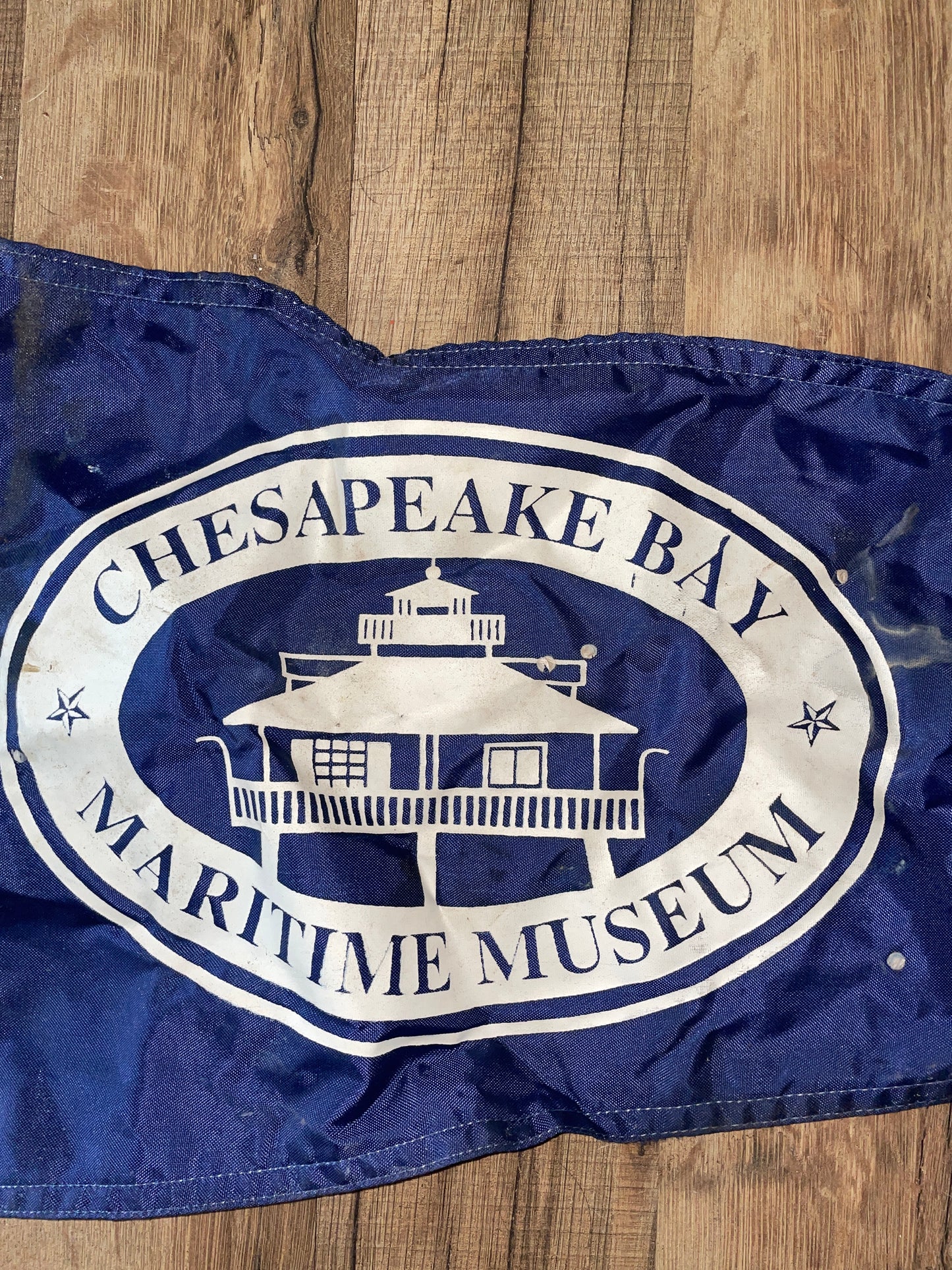 Vintage Chesapeake Bay Maritime Museum Flag