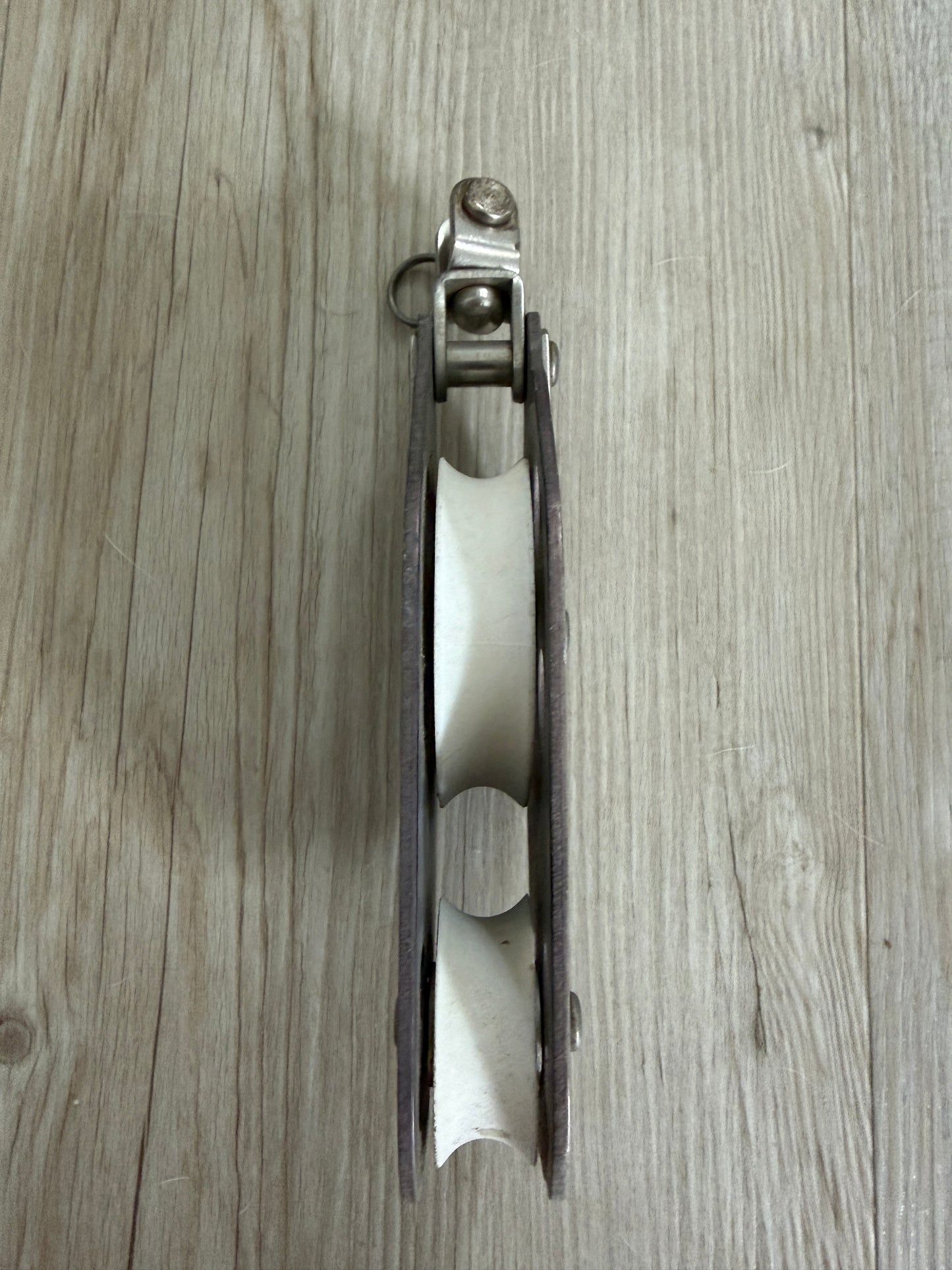 Schaefer Fiddle Block - 2 1/4" & 1 1/2" Sheaves - 1/4" Line