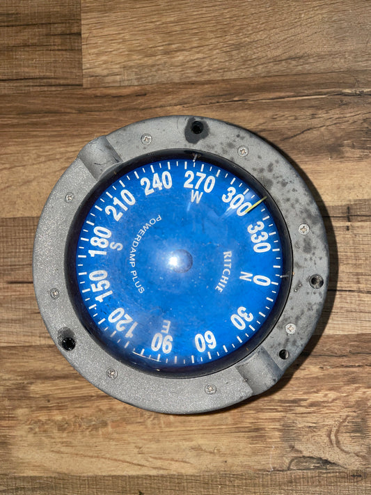 Ritchie SS-2000 Powerdamp Plus Compass - 4” Base