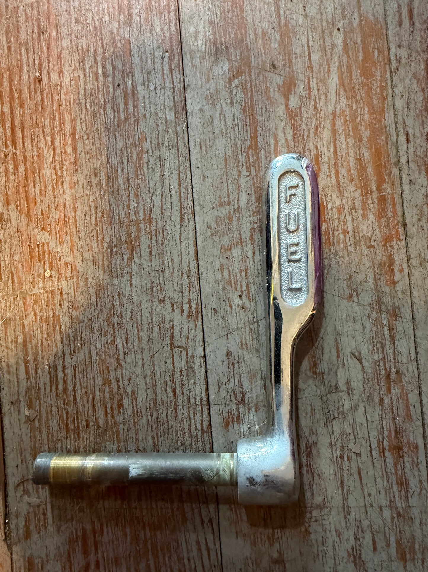 Chromed Bronze Fuel Throttle / Lever for Pedestal