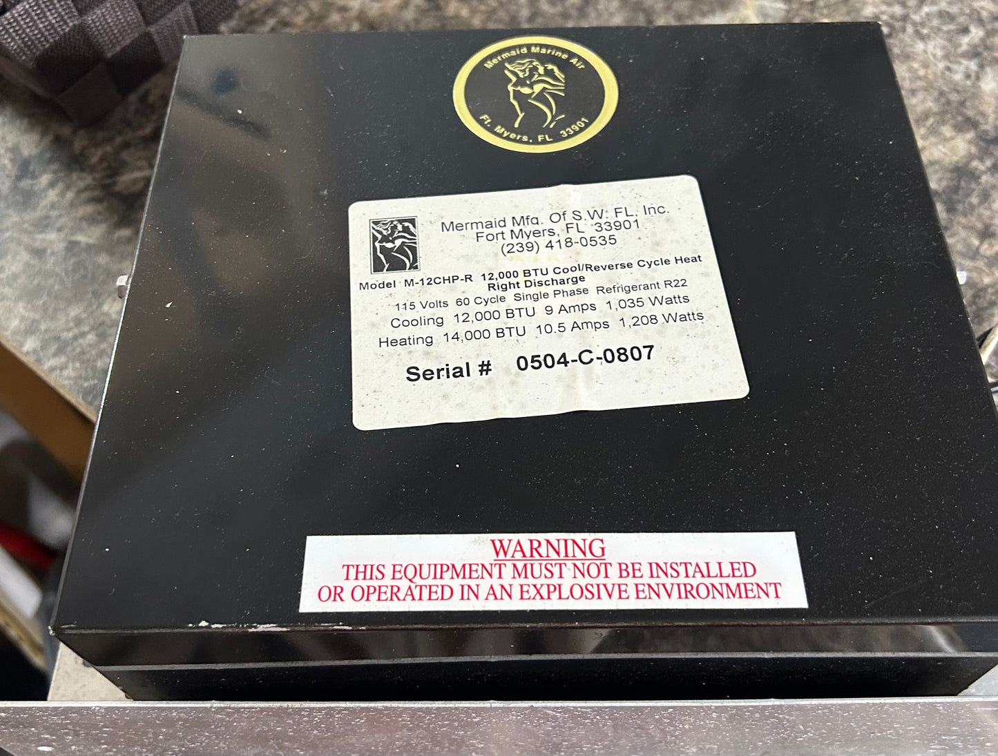 Mermaid Marine A/C Unit - USED