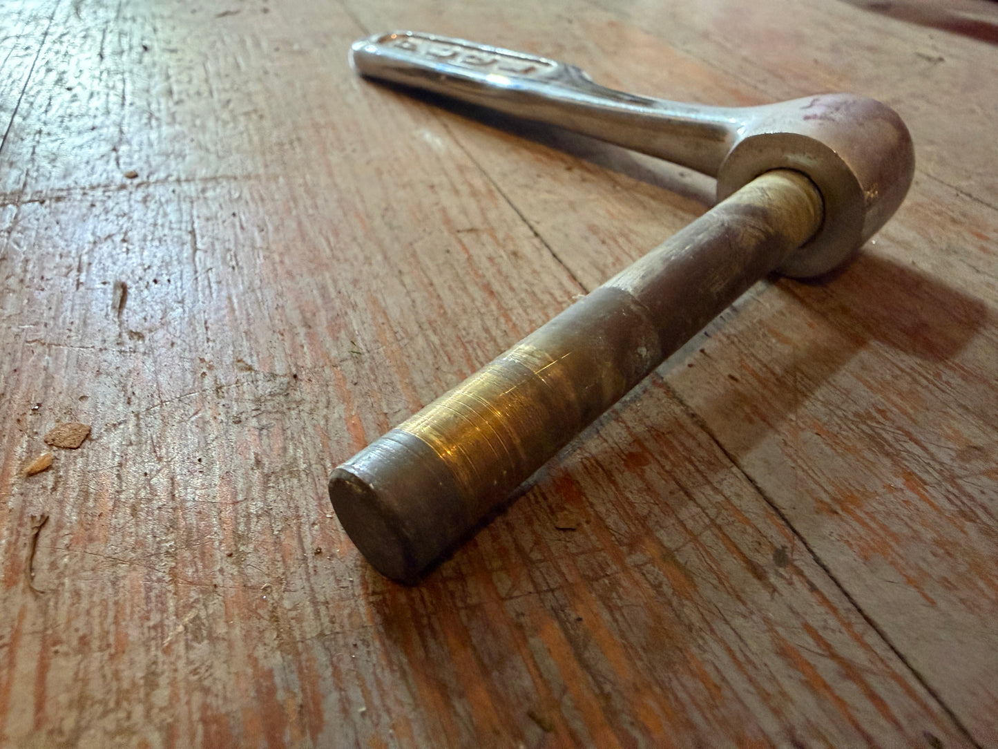 Chromed Bronze Fuel Throttle / Lever for Pedestal